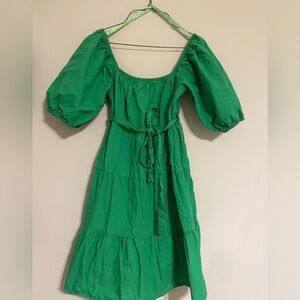 SIM & SAM DRESS GREEN SIZE S